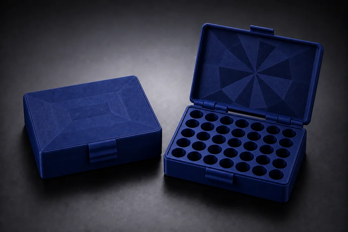 Indigo Blue vial organizer