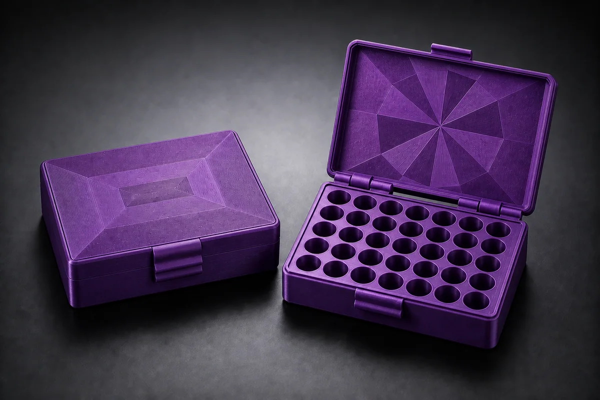 Silk Purple vial organizer