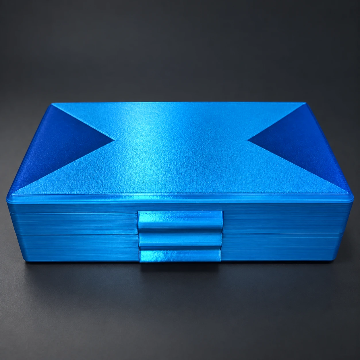 Silk Blue Combo organizer, patterned lid